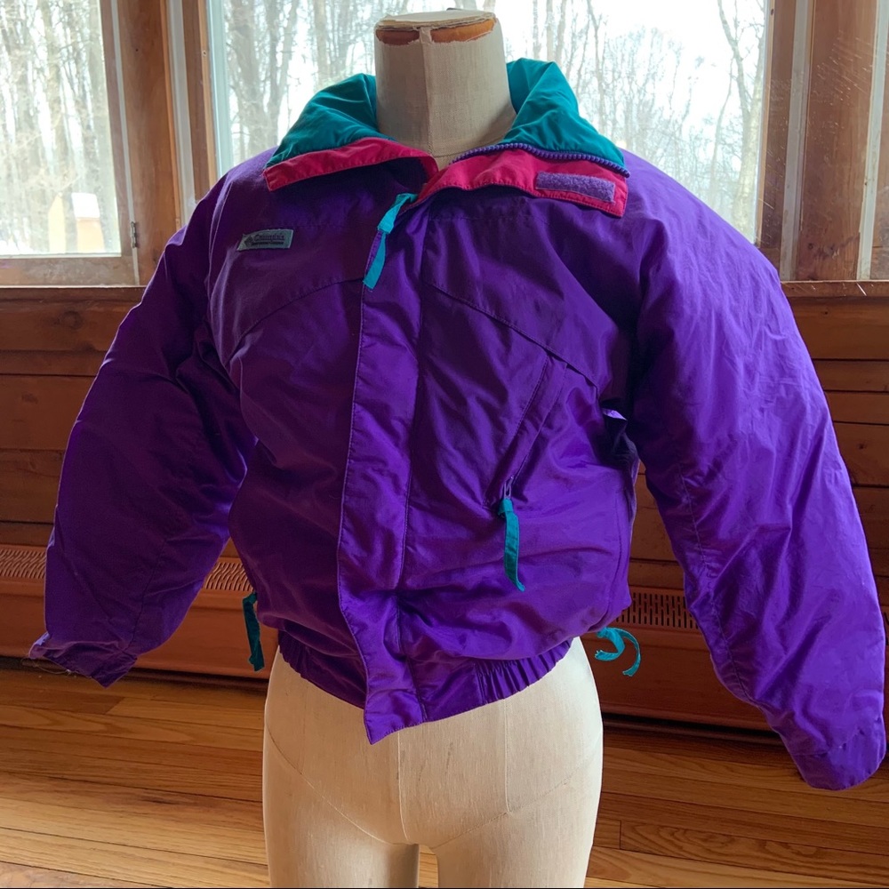Vintage Columbia Whirlibird Ski Jacket XXS Womens/Youth LG 12/14